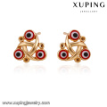 90236 estilo indiano design criativo evil eyes forma decorar banhado a ouro brinco jóias